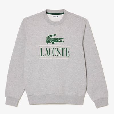 Grey Croc Crew Neck Sweatshirt