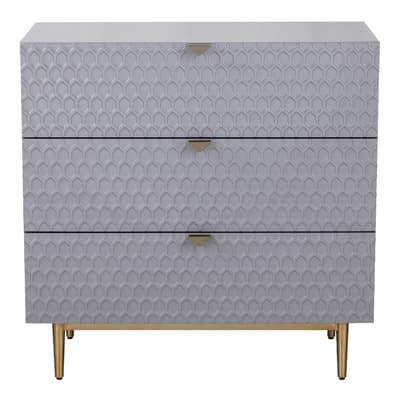 Bolero Chest of  Drawers, Grey