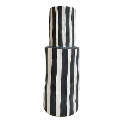 Weston Vase II, Black/White