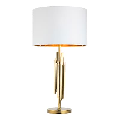 Linden Table Lamp, White