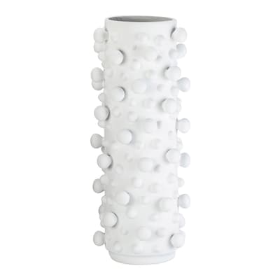 Bobble White Vase