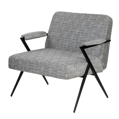 Ponti Occasional Chair, Artesan Black & White