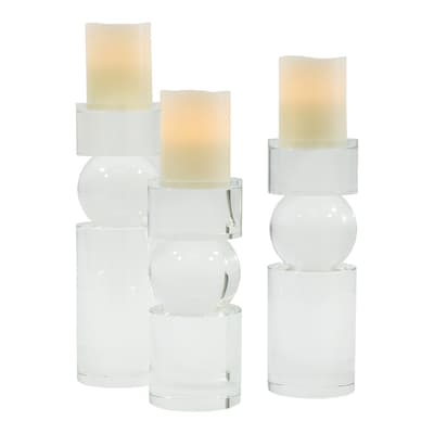 Crystal Candleholder, Medium