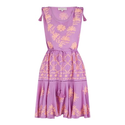 Lilac-Peach Ayana Dress