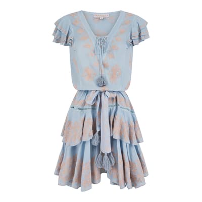 Blue-Taupe Iona Nantucket Dress