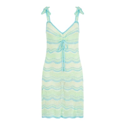 Aqua-Lime Page Dress