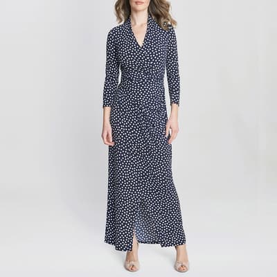 Jackie Jersey Wrap Maxi Dress