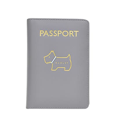 Cloud Burst Heritage Dog Outline Passport Cover