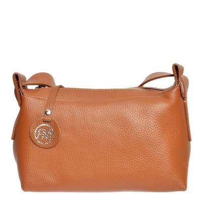 Roberta M Brown Crossbody Bag