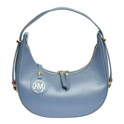 Roberta M Blue Top Handle Bag