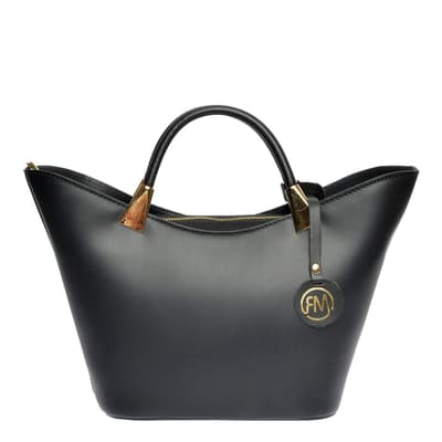 Roberta M Black Tote Bag