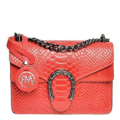 Roberta M Red Shoulder Bag