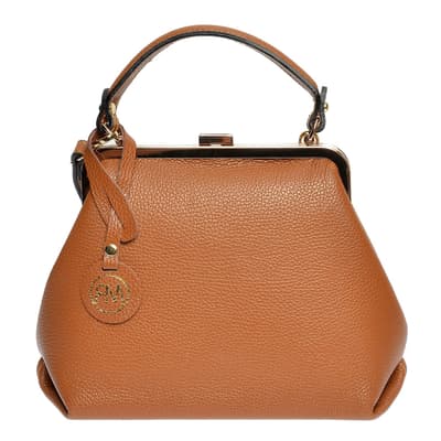 Roberta M Brown Crossbody Bag