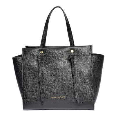 Anna Luchini Black Tote Bag