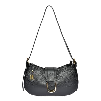 Anna Luchini Black Top Handle Bag