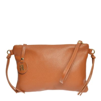 Anna Luchini Brown Crossbody Bag