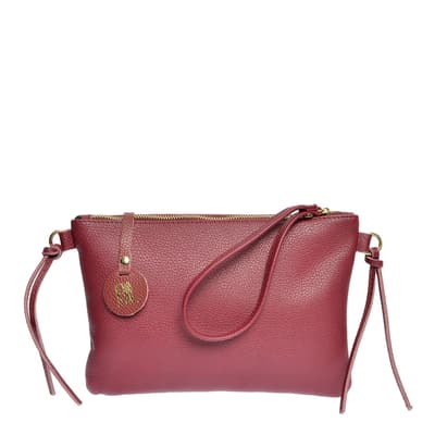 Anna Luchini Red Crossbody Bag