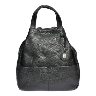 Anna Luchini Black Backpack