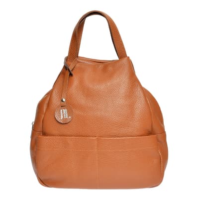 Anna Luchini Brown Backpack