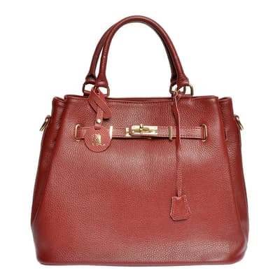 Anna Luchini Red Handbag