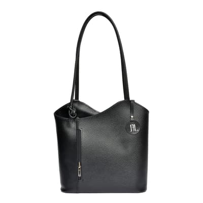 Anna Luchini Black Backpack