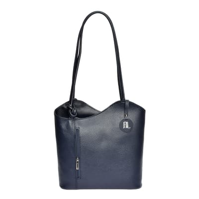 Anna Luchini Blue Backpack