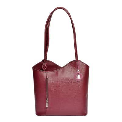 Anna Luchini Red Backpack