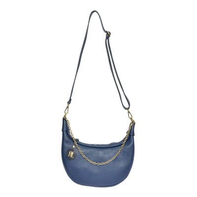 Anna Luchini Blue Crossbody Bag