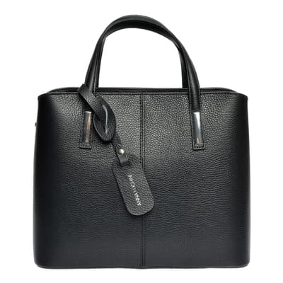 Anna Luchini Black Tote Bag