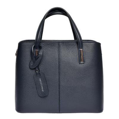 Anna Luchini Blue Tote Bag