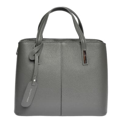 Anna Luchini Grey Tote Bag