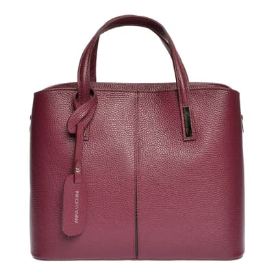 Anna Luchini Red Tote Bag