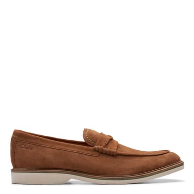 Men's Beige Atticus LT Slip Suede Loafers