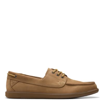 Men's Beige Bratton Boat Shoes