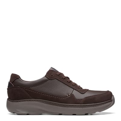 Men's Brown ChartLite Movw Leather Trainers