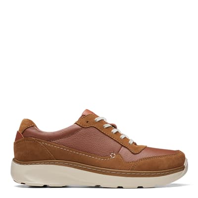 Men's Tan ChartLite Movw Leather Trainers