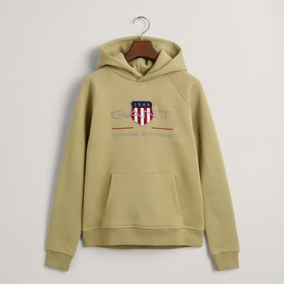 Teen's Camel Archive Shield Hoodie