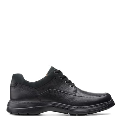 Men's Black Un BrawleyLace Leather Shoes