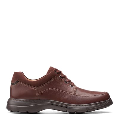 Men's Mahogany Un BrawleyLace Leather Shoes