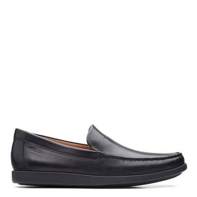 Men's Black Ferius Creek Leather Loafers