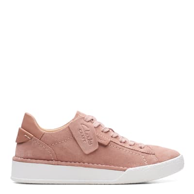 Women's Rose Craft Cup Lace Suede Trainers