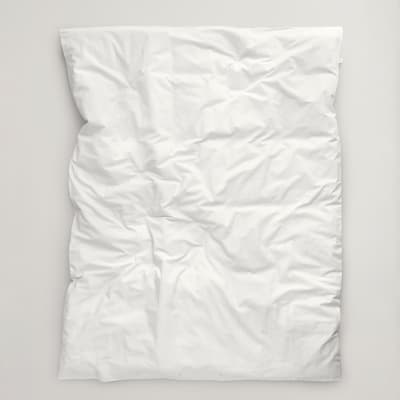 White Seersucker Double Duvet