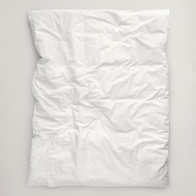 White Seersucker King-size Duvet