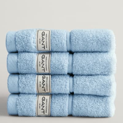 Mint 4 Pack Face Towels