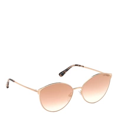 Gold Women's Tom Ford Sunglasses 60mm