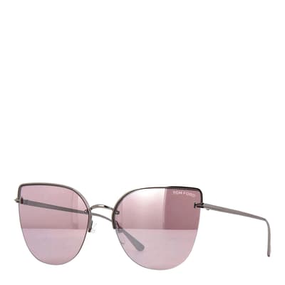 Silver Women's Tom Ford Sunglasses 60mm