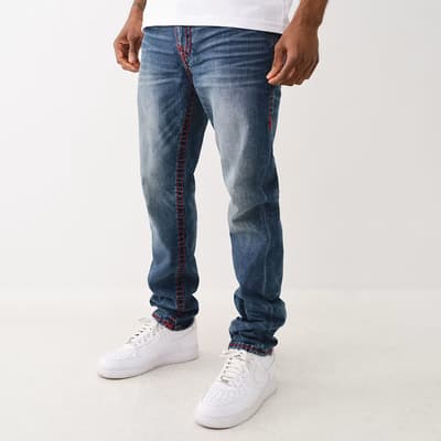 Indigo Rocco Super T 32In Stretch Jeans 