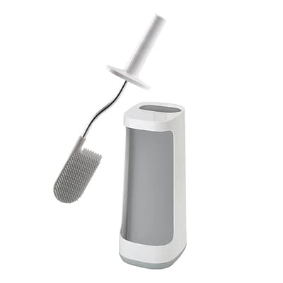 Flex™ Plus Light Grey Toilet Brush with Storage Caddy