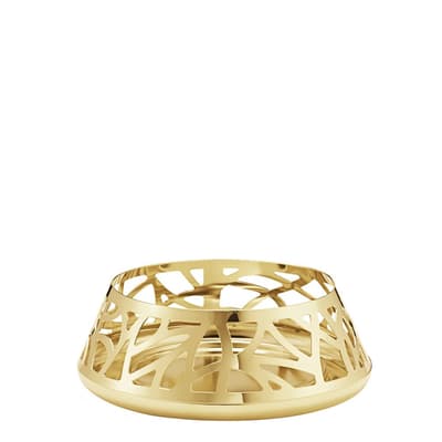 Pillar Candleholder 18KT Gold Plated