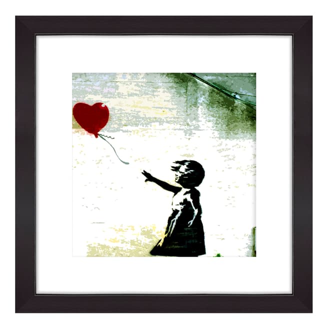 Banksy There Is Always Hope Framed Print 30x30cm